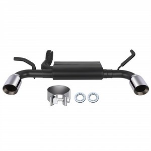 Jeep Wrangler Axle-Back Exhaust with Polished Tips (12-18 3.6L Jeep Wrangler JK) - Free Shipping