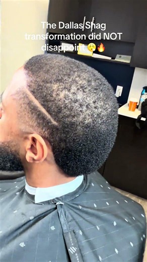 🔥 Dallas Shag Transformation That Changed Everything 😳✂️ #barber