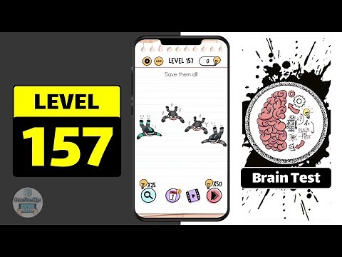 Brain Test Level 157 Walkthrough