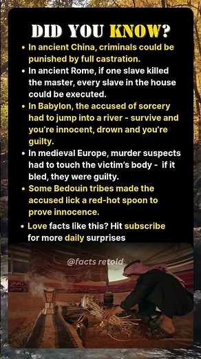 You Won’t Believe How Ancient Justice Really Worked 😳