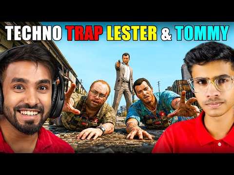 Techno Gamerz Escape Tommy & Lester Trap In GTA 5 Real Life!