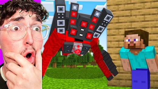 I fooled my friend as speaker man in Minecraft