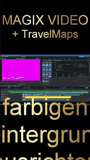 MAGIX Video + Travel Maps - Reiseroute auf Musiktakt schneiden #shorts