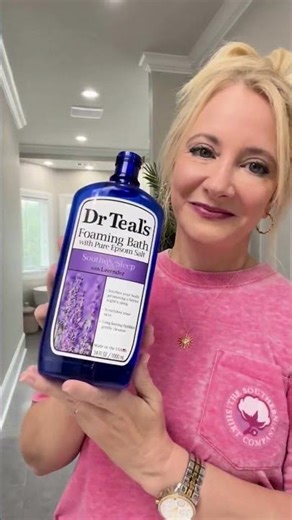 Dr Teal's Foaming Bath with Lavender smells so amazing!