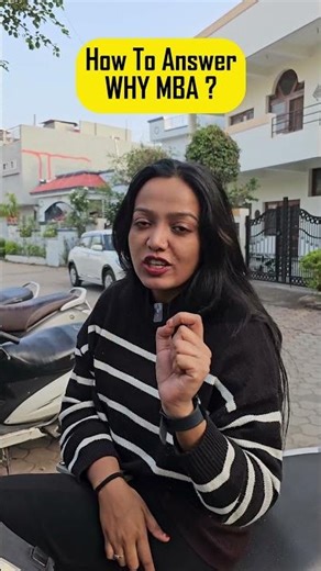 How To Answer WHY MBA ? || MBA Interview Tips ✅ #cat2024