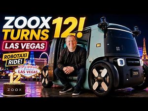 Zoox Turns 12! Riding Their Purpose Built Robotaxi in Las Vegas