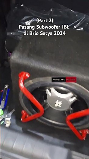 Installing a 12-inch JBL Basspro Active Subwoofer in a 2024 Honda Brio Satya E