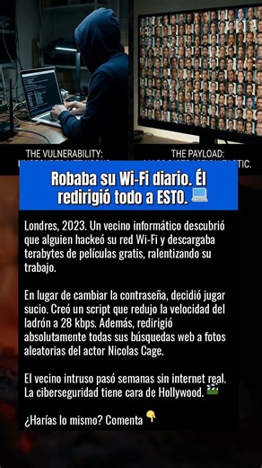 Robaba su Wi-Fi diario. Él redirigió todo a ESTO. 💻