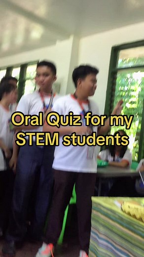 Oral Quiz in Perdev. #STEM #Perdev #teacherlife #funquiz