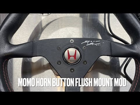 How to MOMO Flush Mount Horn Button Mod (Full DIY)