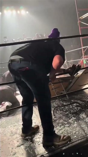 They Actually Did This In A Wrestling Ring #shorts #aew #insane