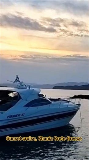 Sunset cruise, Chania, Crete Greece