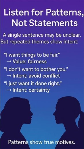 Listen For Intent Series - 7/10 (Listen for Patterns, Not Statements)