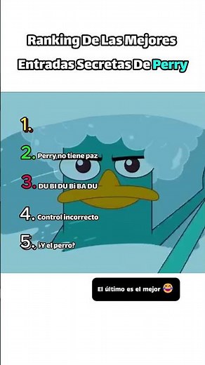 Ranking de las entradas secretas de Perry