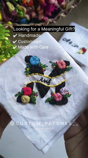 decorative embroidery stitches by hand ❤️ #beautiful #handwork #embroiderydesigns