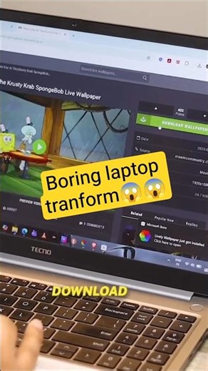 Transform Your Boring Laptop Into an Awesome One! 💻🔥 (Must-Try App) #techfacts #shorts