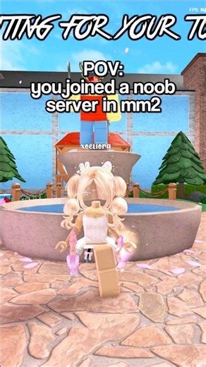 POV: you joined a NOOB server in MM2 #mm2 #foryou #roblox