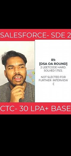 SalesForce Interview Experience - Sde 2