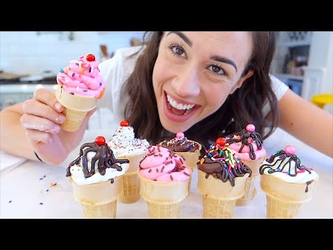 MAKING CUPCAKES THAT LOOK LIKE ICE CREAM!