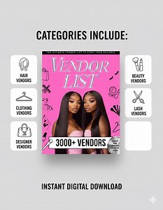 Ultimate Vendor List to Start Your Business | 3000 Wholesale Vendors | Supplier List | Find Suppliers | Supplier Guide | Digital Download - Etsy