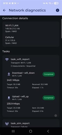 How to Run Network Diagnostics in iProxy app on the phone