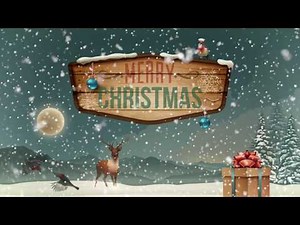 1 HOUR Christmas Winter Snow Background Music Loop HD Royalty free - Lost Outside