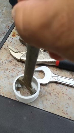 How to remove a broken Polaris quick connection from pool wall Part 2