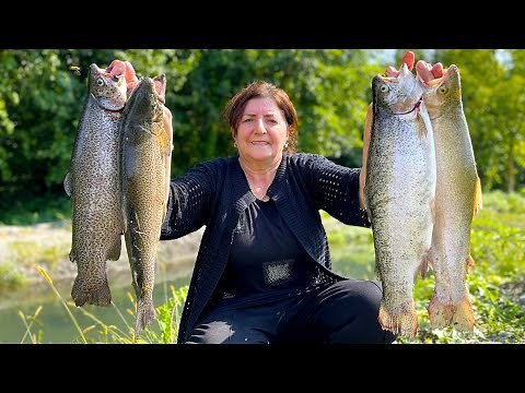 Catch and Cook Giant Fishes. Grandma's 3 Best Fish Recipes - The Secret of Taste