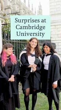 Expectation Vs Reality at Cambridge University
