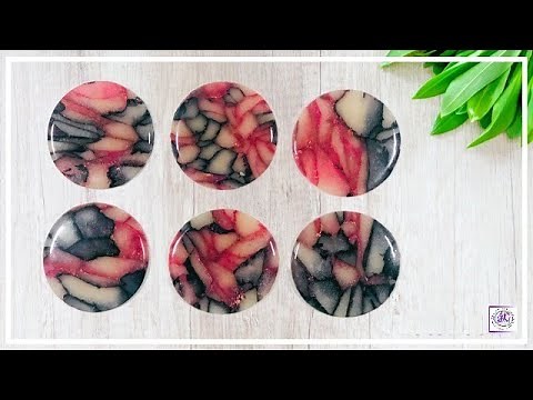 Easy Faux Marble Effect using Polymer Clay - Simple Polymer Clay Cabochons