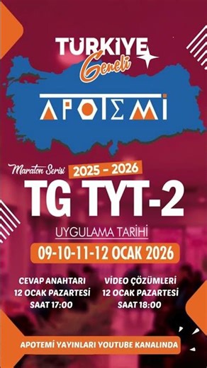 2026 APOTEMİ TYT-2 ÇÖZÜMLERİ ÇOK YAKINDA! - APOTEMİ YAYINLARI