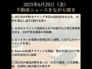 6/20（金）REIT増資・スマートロック導入拡大・かたり調査に注意【Podcast♯23】｜不動産タイムズ｜INO’s Studio