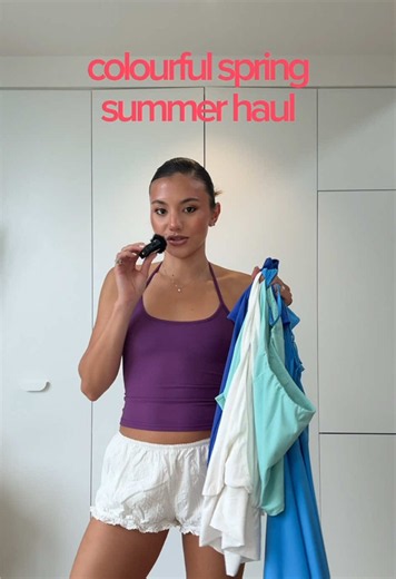 Colourful spring summer @Princess Polly haul🪻 Use code SHOPLIV20 for $$ off #PP_partner #princesspolly #aussiefashion #fashionfavourites #styleinspo