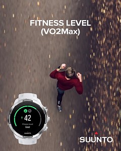 #Suunto9 just got better – Fitness level feature added! ⌚️🔺 What’s you fitness level? 🤔A good aerobic fitness level is important for your overall health and performance. Defined as VO2 max, it measures the max amount of oxygen you can use during exercise, indicating your aerobic endurance capacity. Learn more: bit.ly/2q9FjbG Connect your watch to SuuntoLink to update! | Suunto