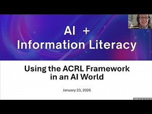 Using the ACRL Framework in an AI World