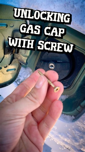 How to unlock gas cap without a key #educationalpurposes #automobile #mechanic #automotive #cars