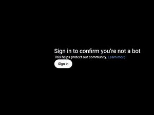 YouTube - "Sign in to confirm you're not a bot" warning (Around June 2024)