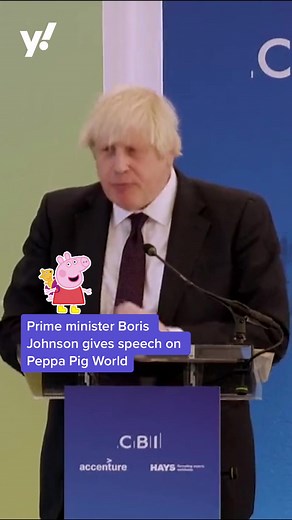 Boris Johnson Speech at Peppa Pig World