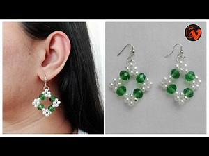 How to Make Beaded Earrings / DIY / Beginners