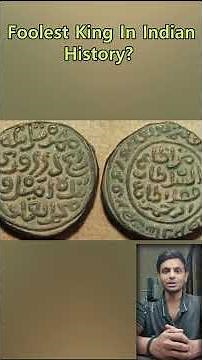 The Foolest King In Indian History | भारतीय इतिहास के सबसे मूर्ख राजा | Muhammad bin Tughluq #shorts