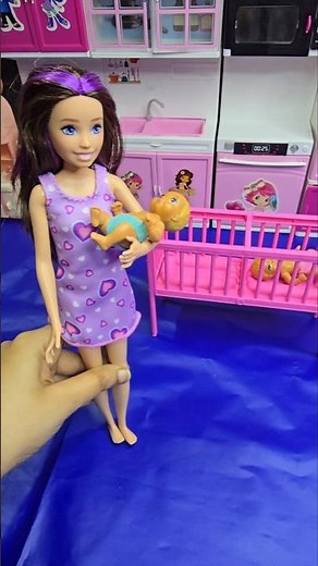 Satisfying with Unboxing& Review Barbie Doll Set Toys,ASMR Video #shorts