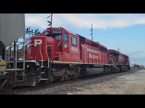 Canadian Pacific SD40-2 #6024 Trailing on CPKC 258 7/24/2025