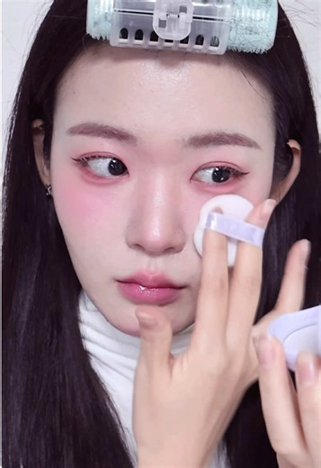 겨쿨브 겨울쿨톤 딸기 메이크업 튜토리얼