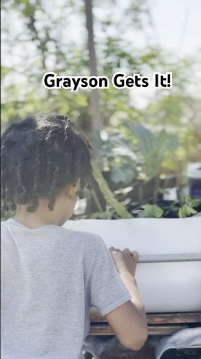 Grayson Explains Aquaponics Better Than Adults 😳🐟🌱