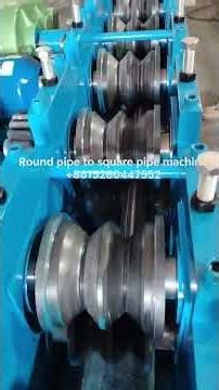 Round pipe to square pipe machine Steel tube making machine