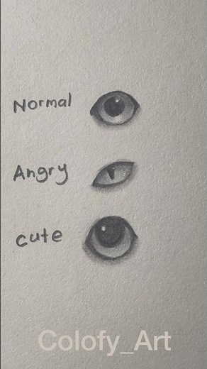 How to draw cat eyes✨#drawing #art #howtodraw #tutorial #simple #cat