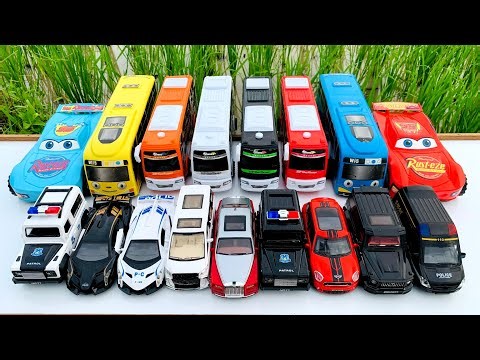 Mobil Mobilan Mcqueen, Bus tayo, Bus Basuri, Mobil Polisi, Mobil Ambulan, Mobil Balap, Damkar #3569
