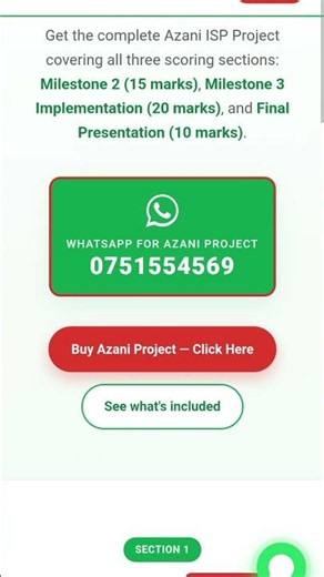 KCSE Computer Project: Azani Internet Service Provider Implementation Guide