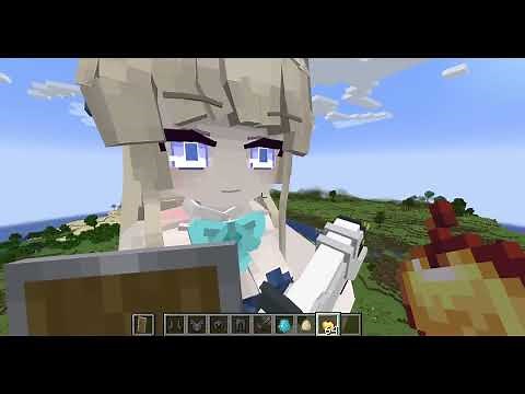 Minecraft mod: Giantess Toki showcase