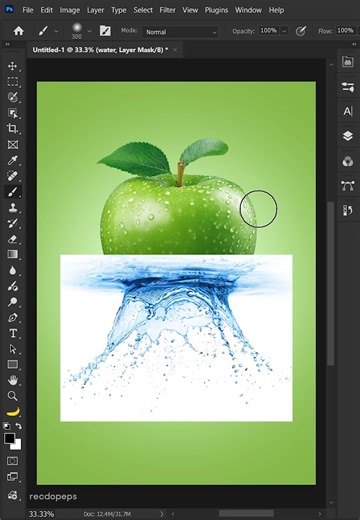 Recdope on Instagram: "How to create a melting fruit effect in Photoshop #recdope"